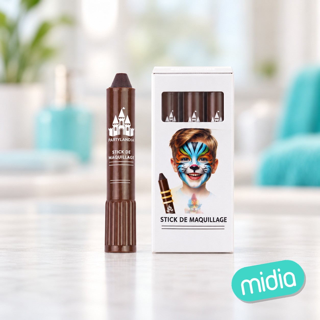 Face stick marron oscuro