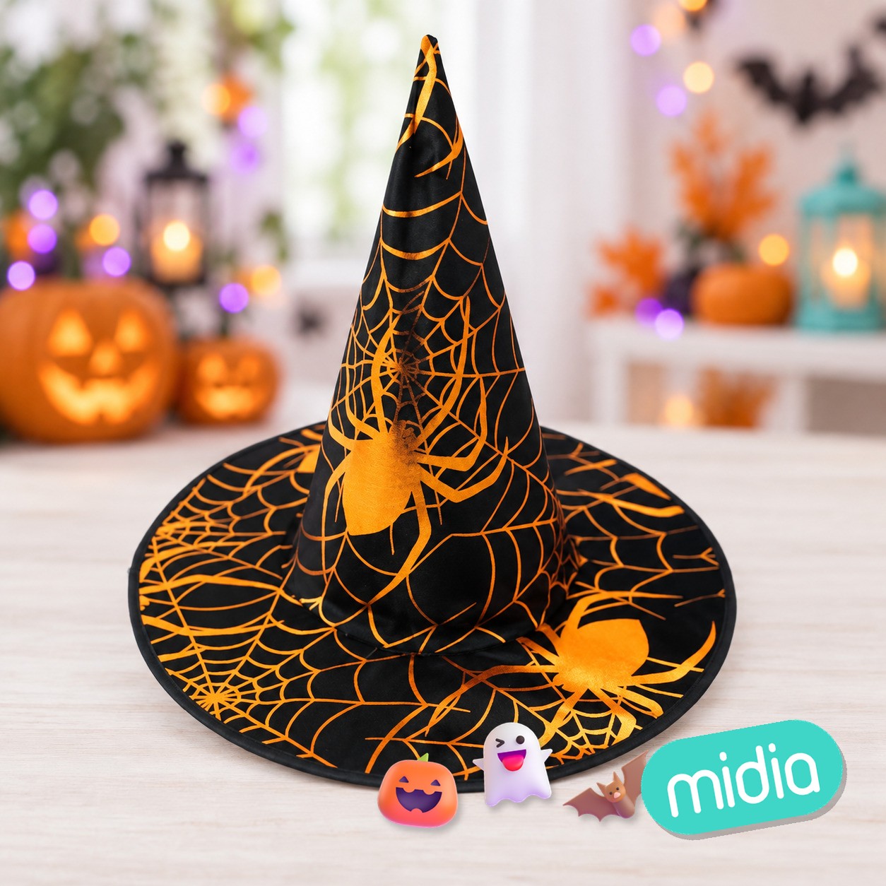 Sombrero de bruja imp telarañas