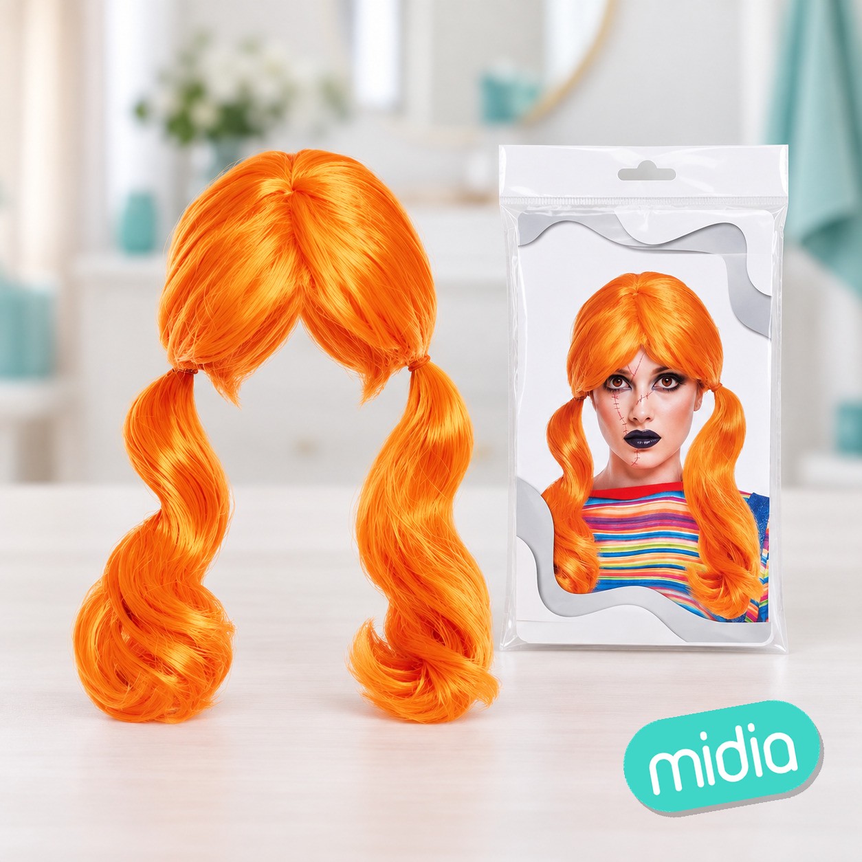 Peluca muñeca diabolica