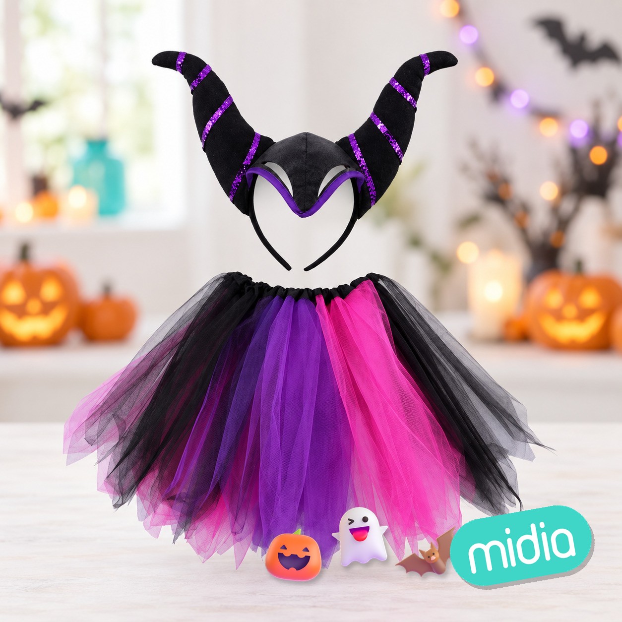Set tutu diablesa bicolor 2pcs