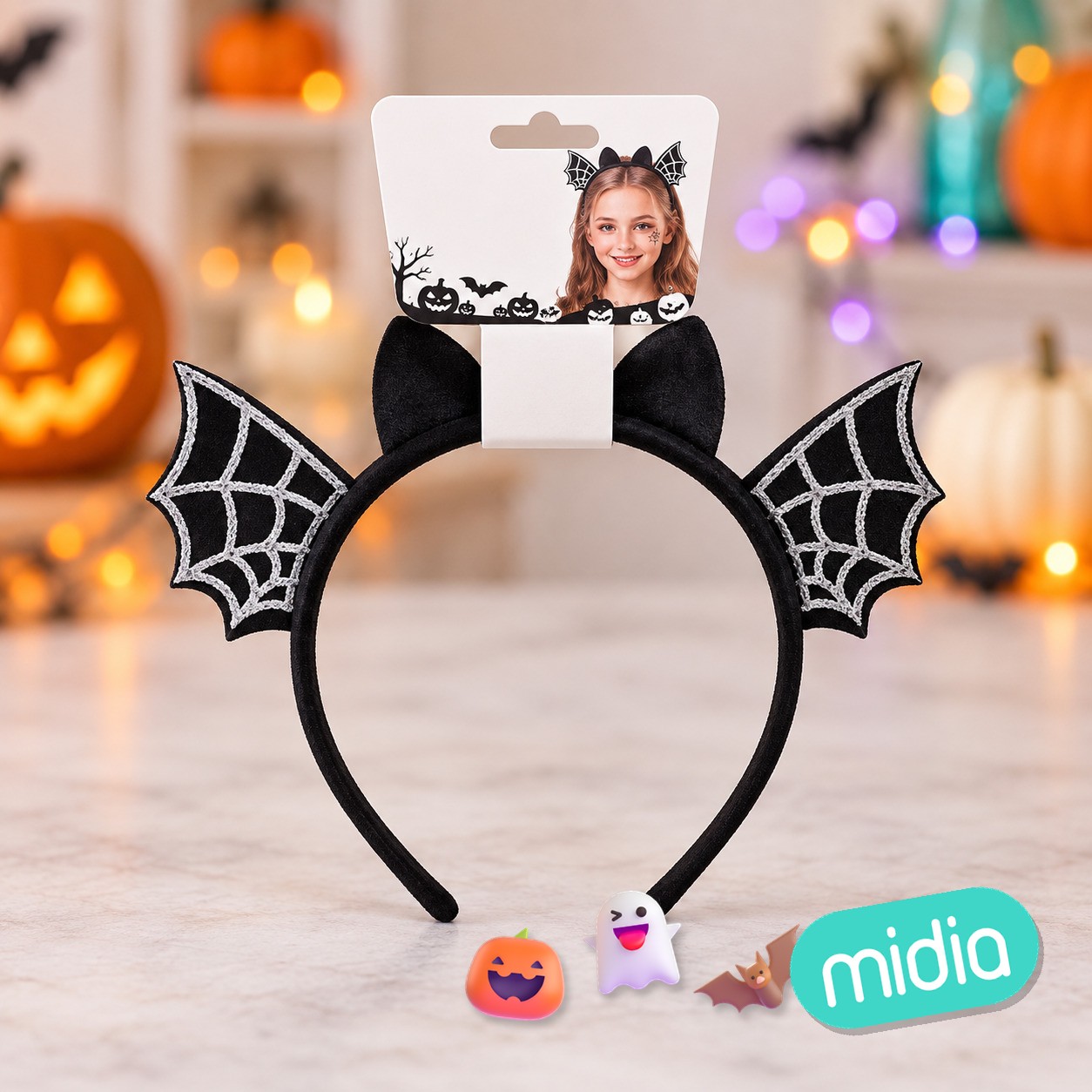 Diadema bat con lazo