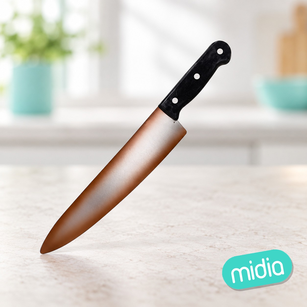 Cuchillo efecto oxidado