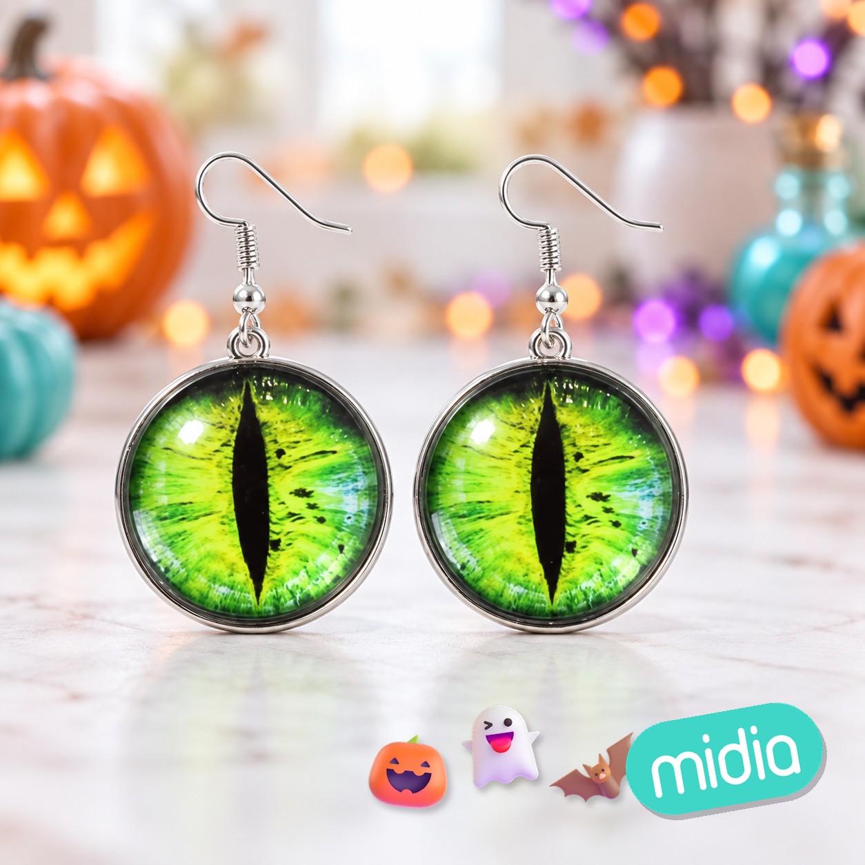 Pendientes ojos