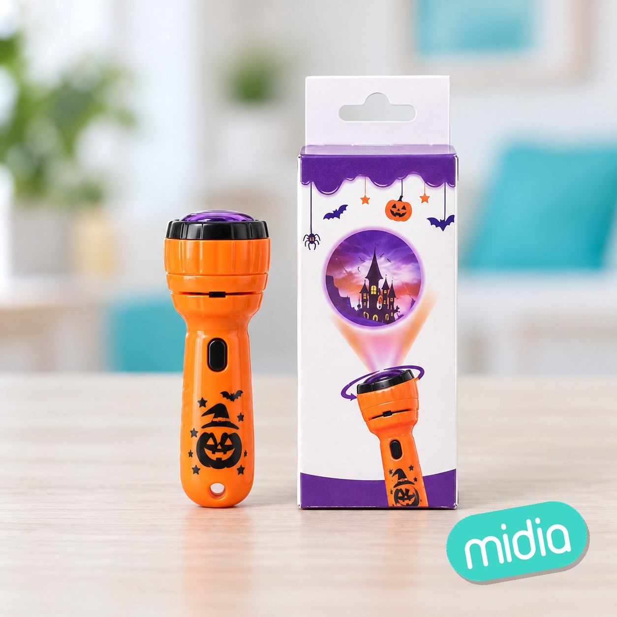 Linterna proyector halloween