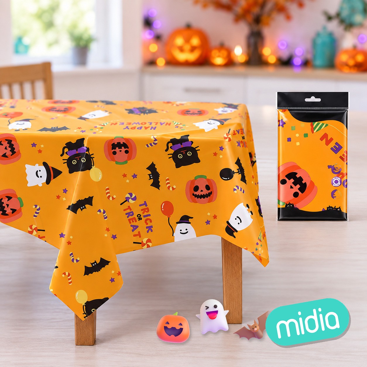 Mantel halloween trick treat 120cm*180cm