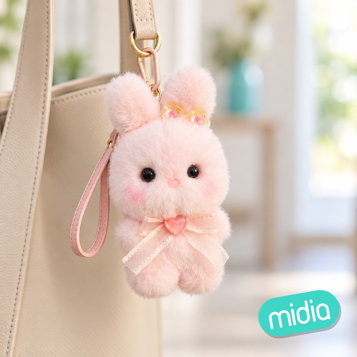 Colgante perfumado para bolso conejito 15cm