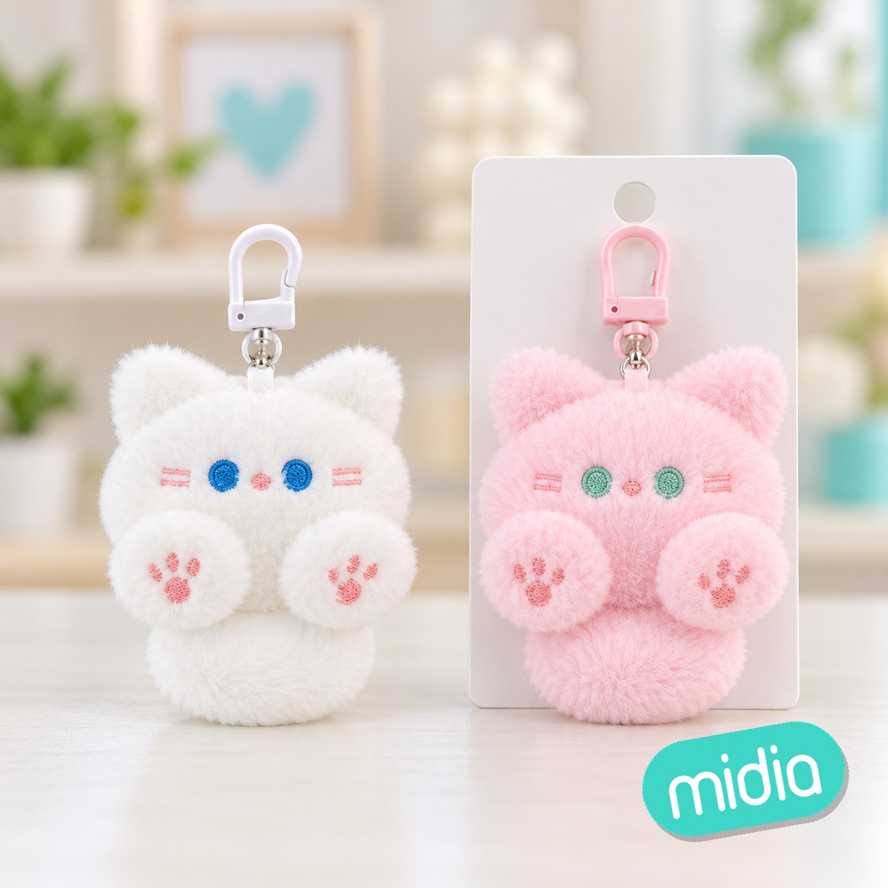 Llavero peluche gatito 9cm surtido