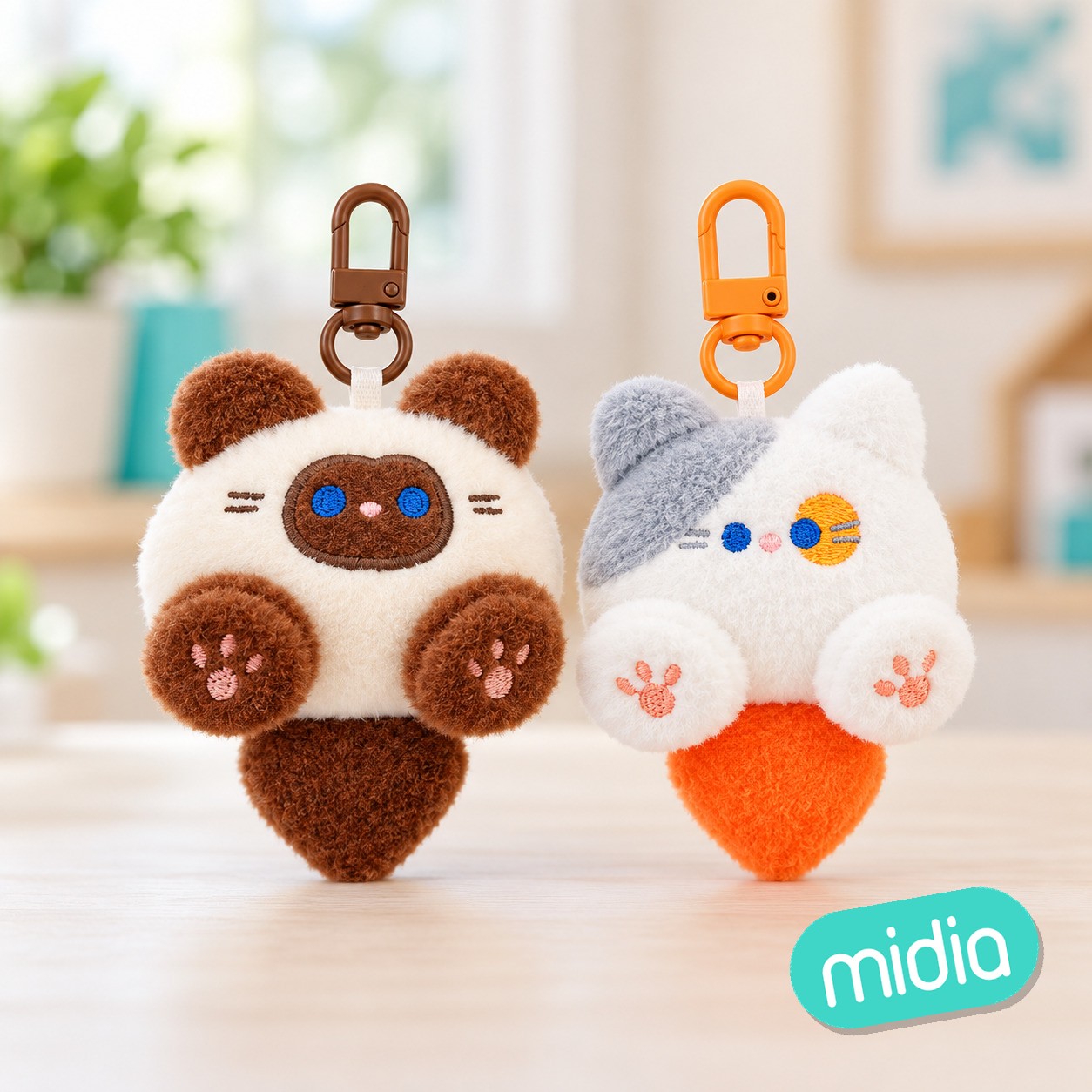 Llavero peluche gatito 9cm surtido
