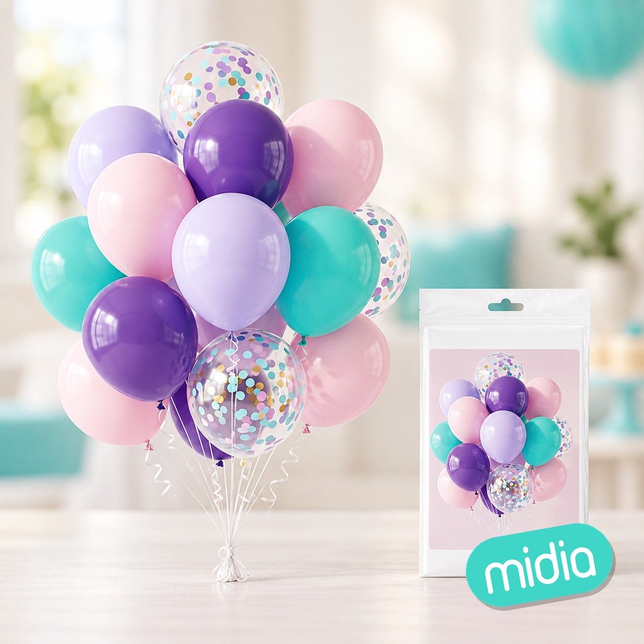 Set globo kpop party 15pcs 2.8g