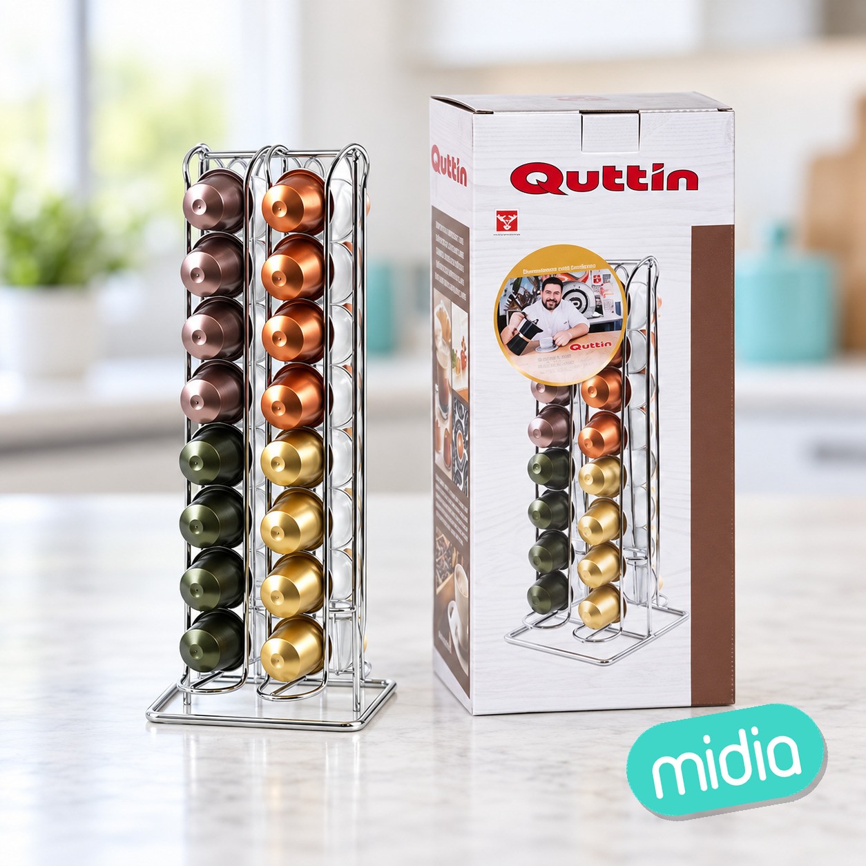 # -24- soporte capsulas cafe 32 quttin