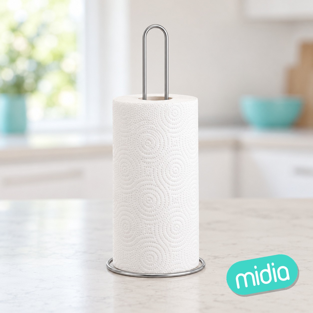 Portarrollos cocina metal grey 32cm confortime