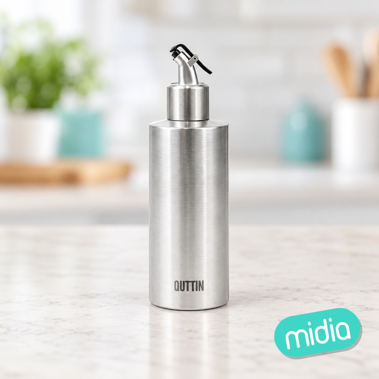 # -48- aceitera inox 350ml c/tapon quttin