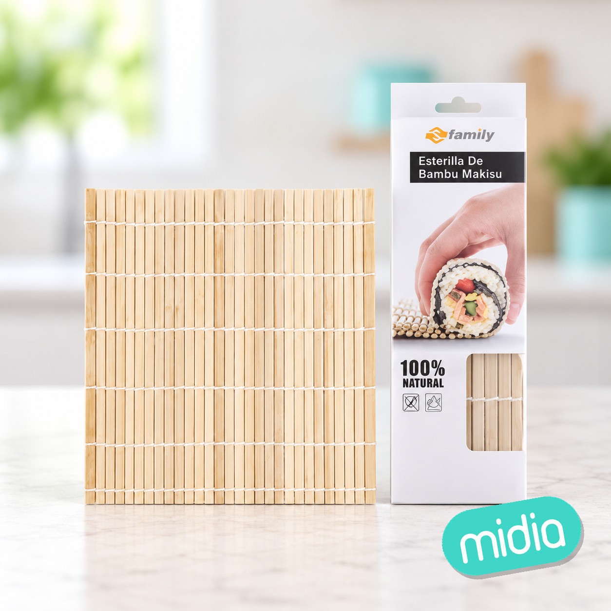 Esterilla de bambu makisu
