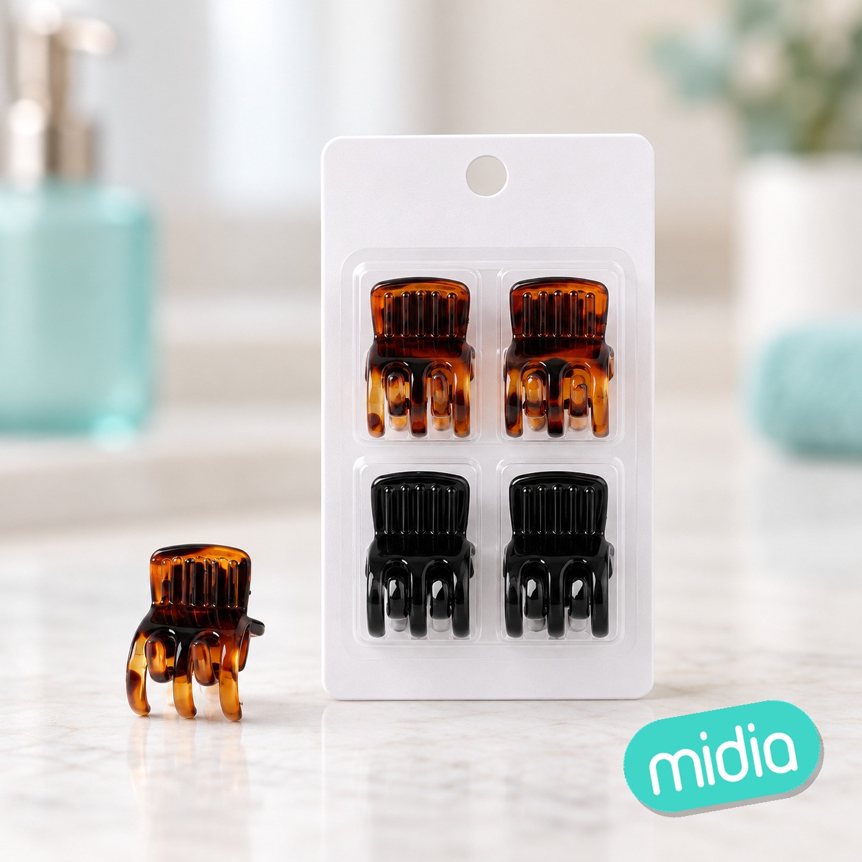 Set de mini pinza acrilica/mixto