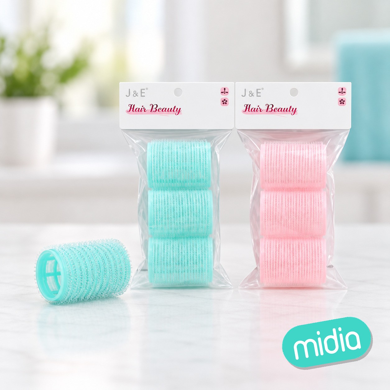 Pack 3 rulo para cabello 50*63mm