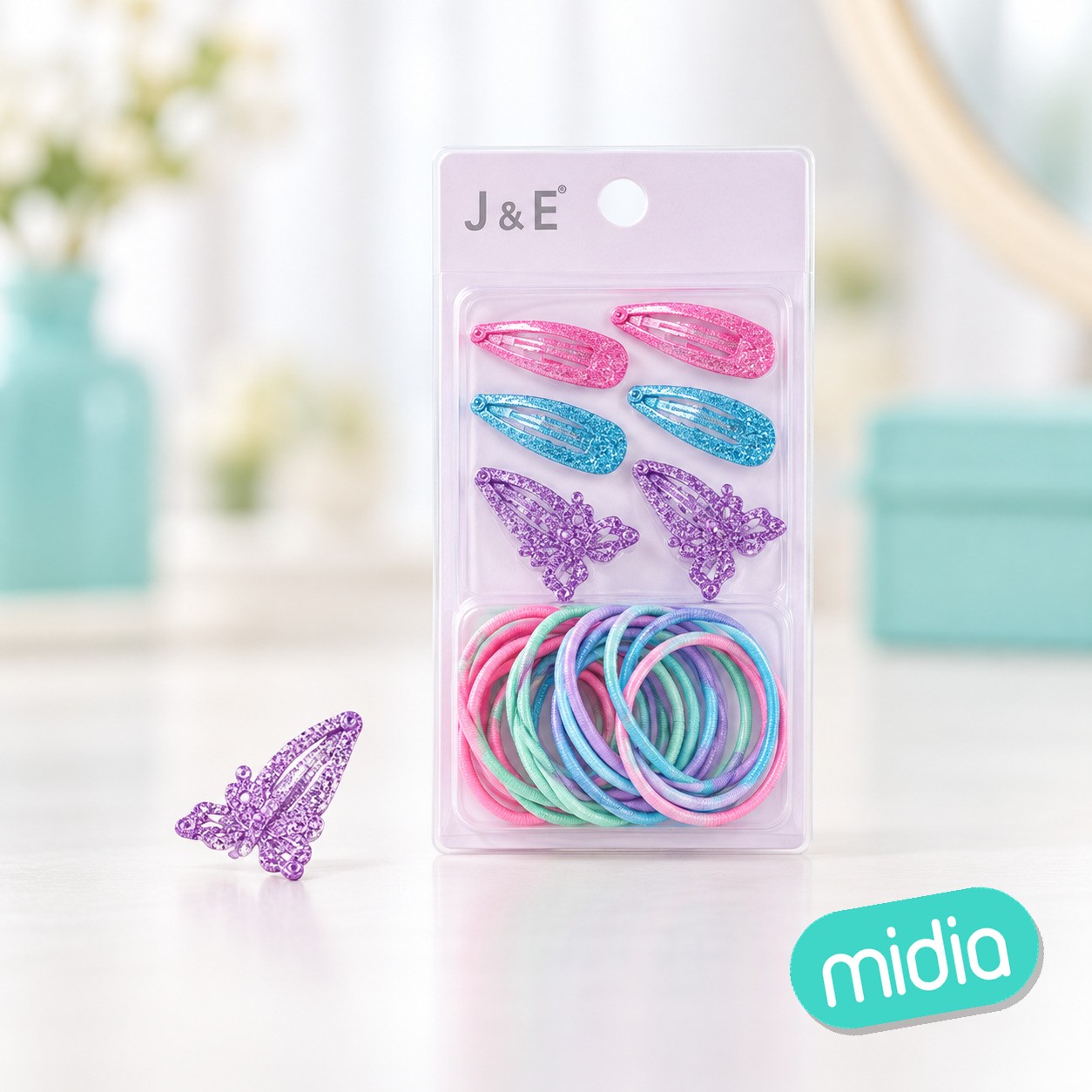 Set de pinzas y coleteros 26pcs