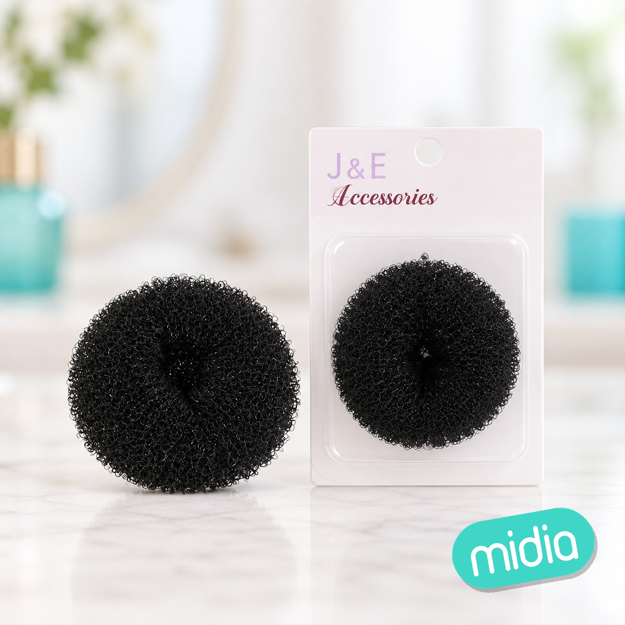Goma donnut en negro 5g 1pc