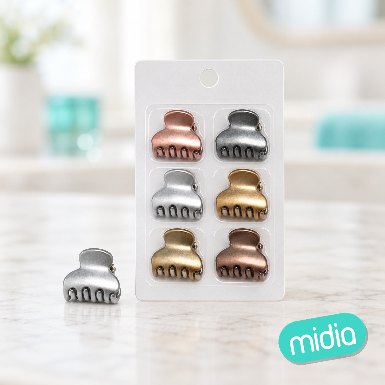 Set de mini pinza acrilica/mixto