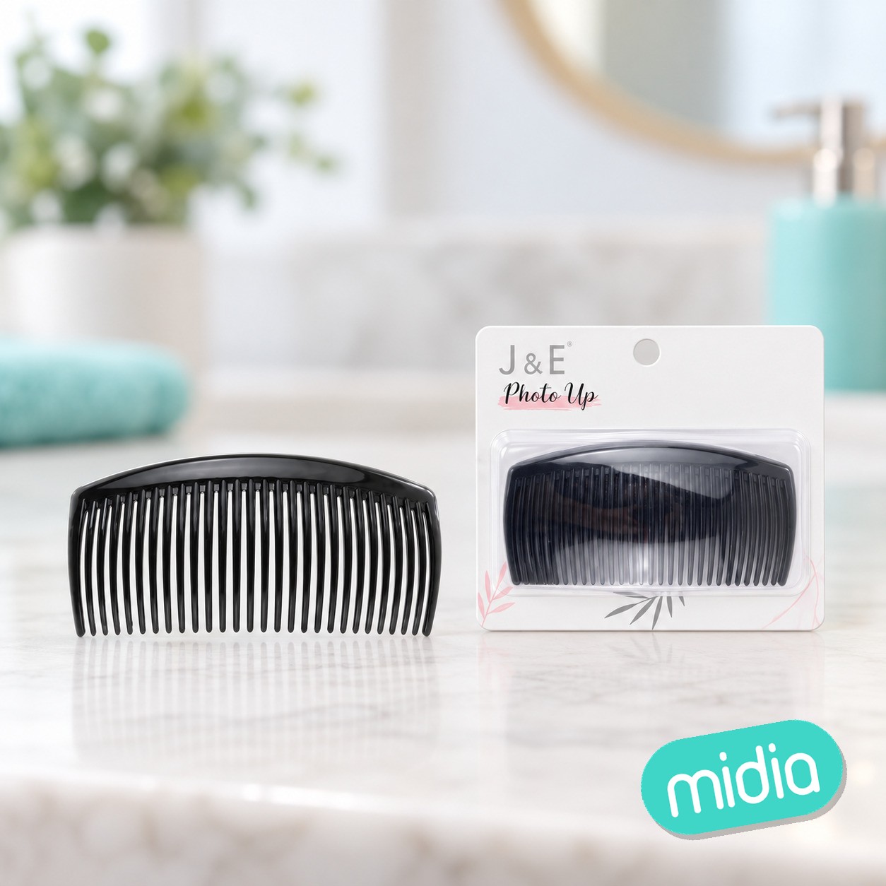 Peineta mixta 29púas 2pcs/105*49mm