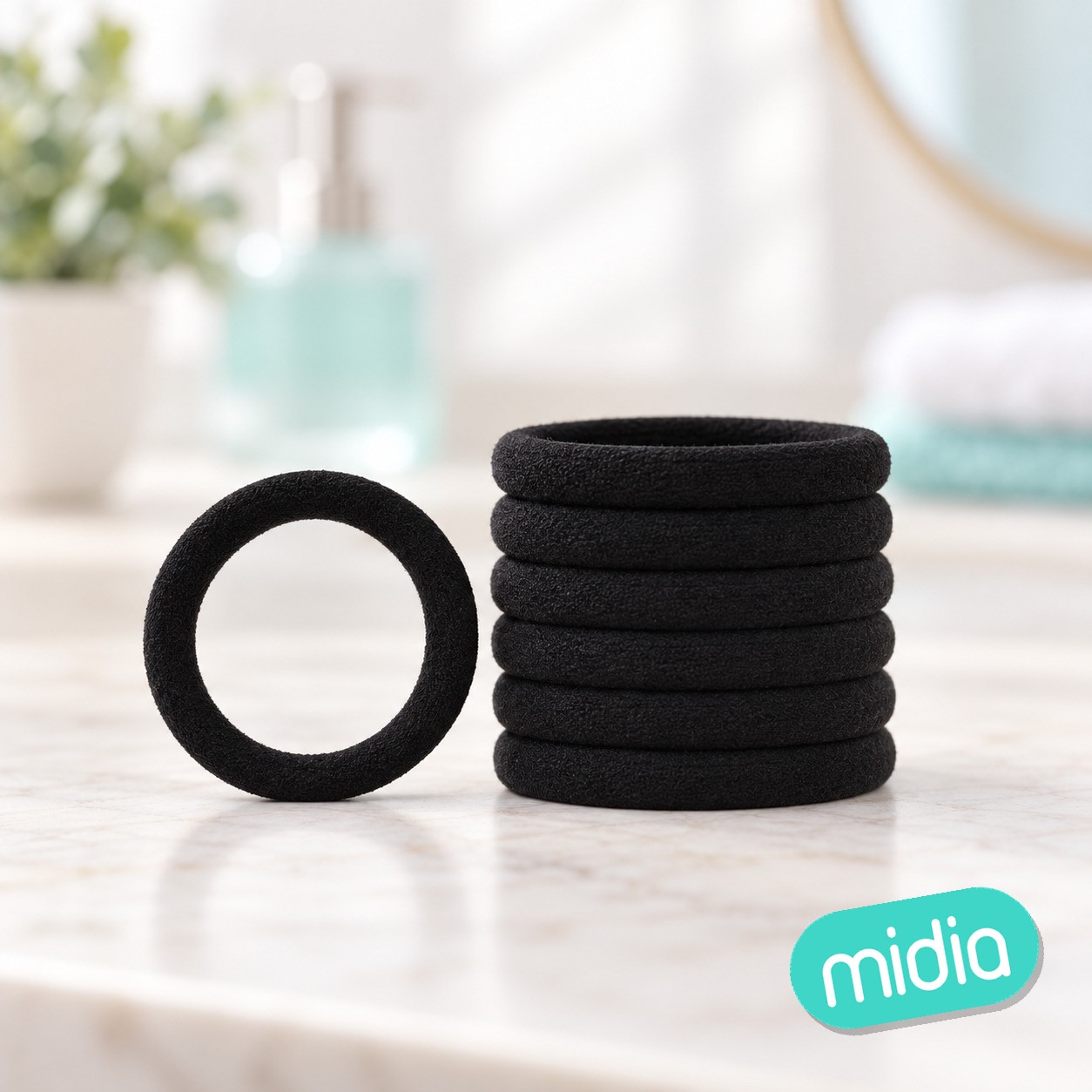 Coletero negro 6pcs nº16 ±45mm grueso