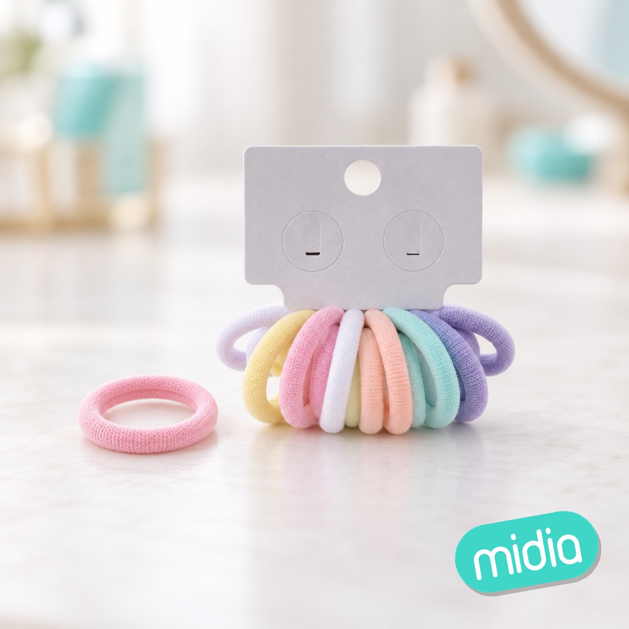 Coletero mix 12pcs nº7 ±28mm macaron