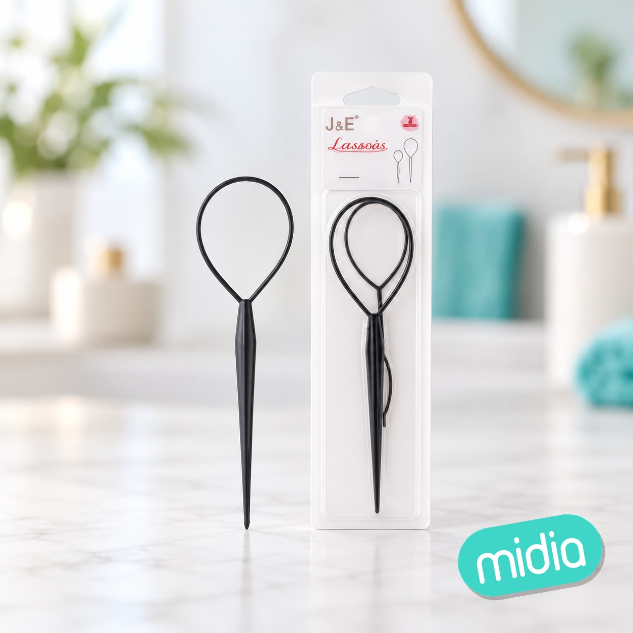 Herramienta para trenzar pelo 2pcs 33*137mm/47*175mm