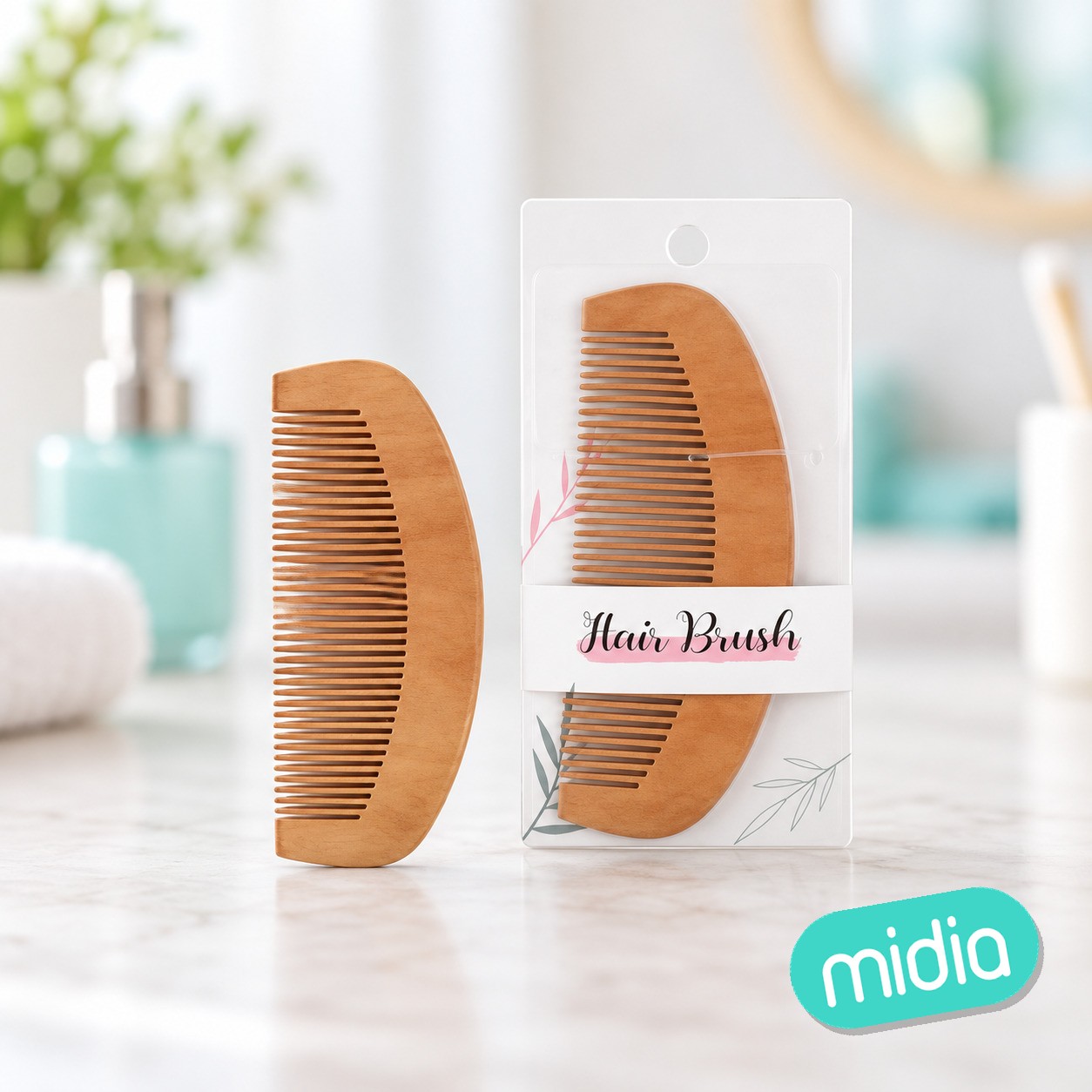 Peine de madera 128*50mm