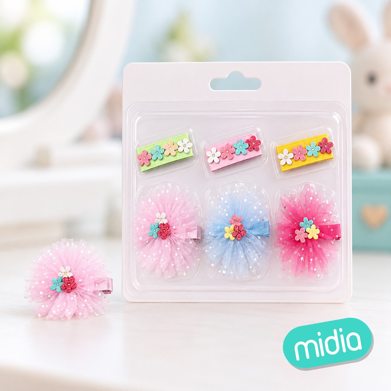 Set de pinzas del pelo 2pcs