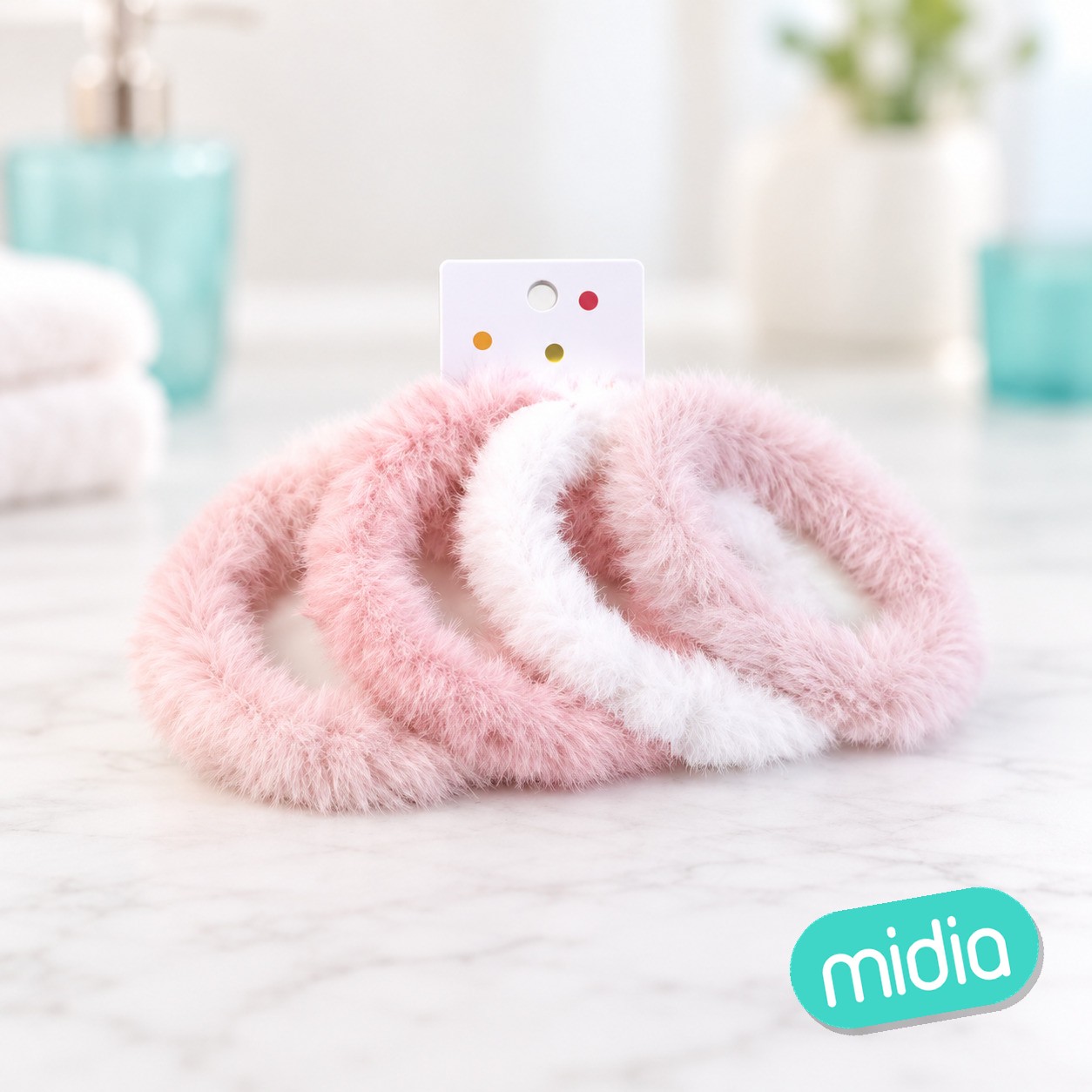Diadema fuzzy pink