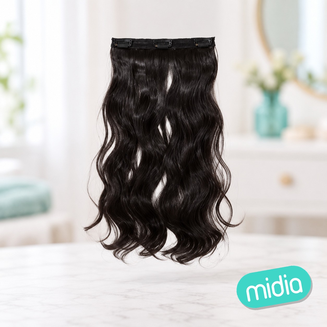 60cm 80g extension larg rizado clasico