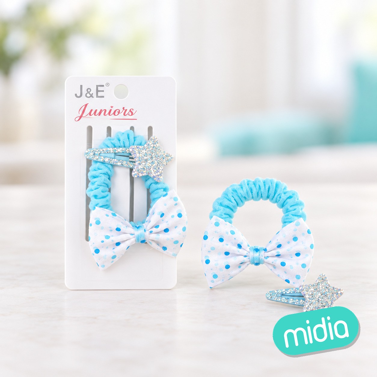 5cm set de pinzas y coleteros 2pcs