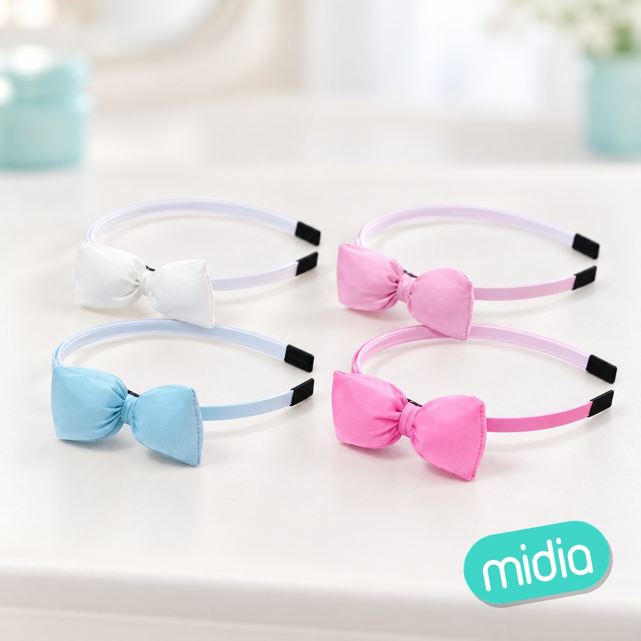 Diadema con lazo relleno de al