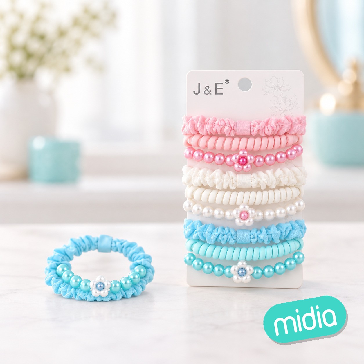Set de coleteros con pulsera 3pcs