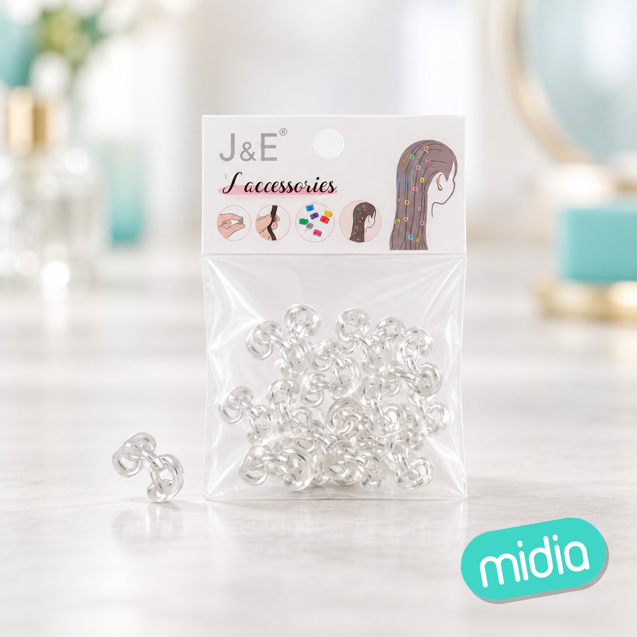 Anillos para trenzas pelo