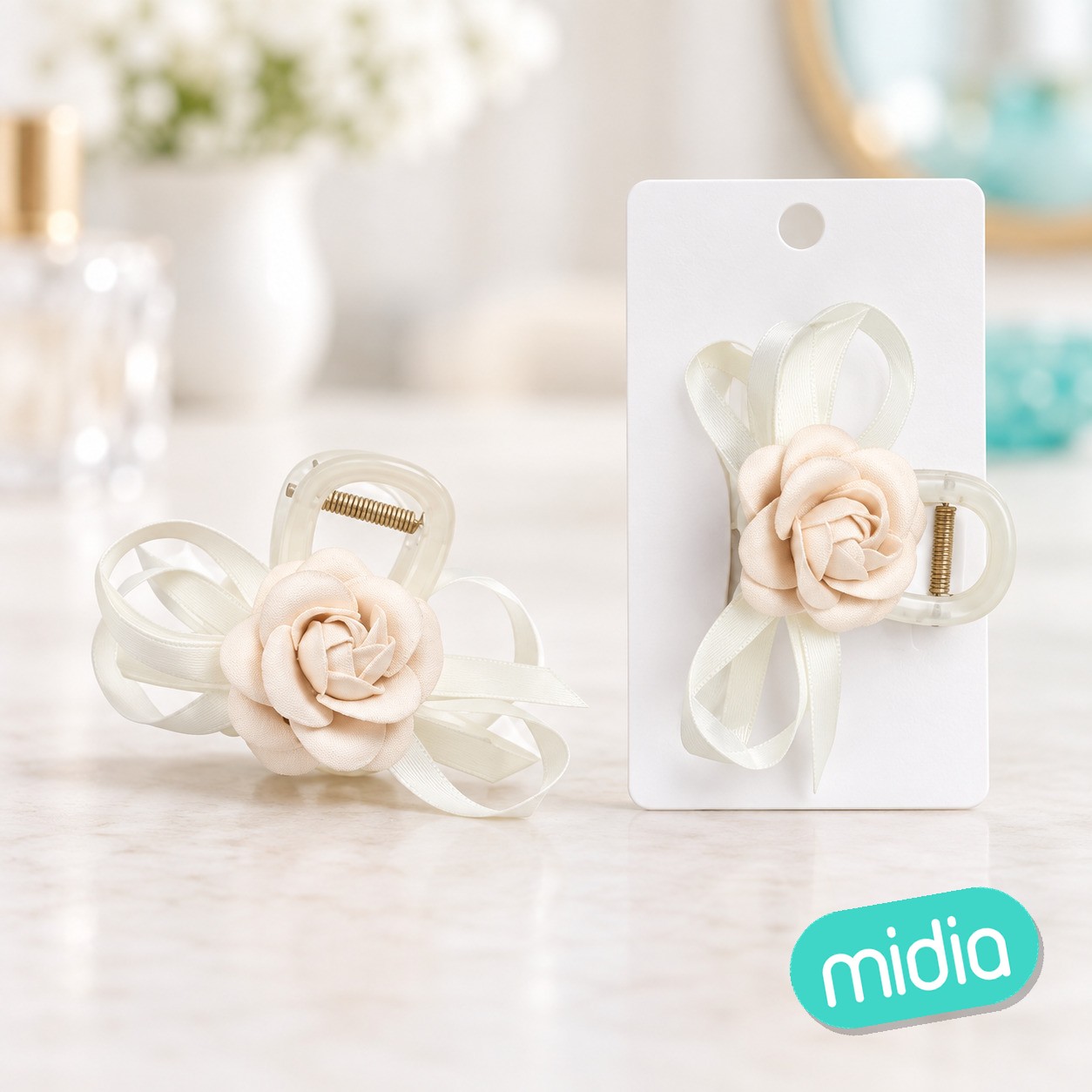 8cm pinza de flor