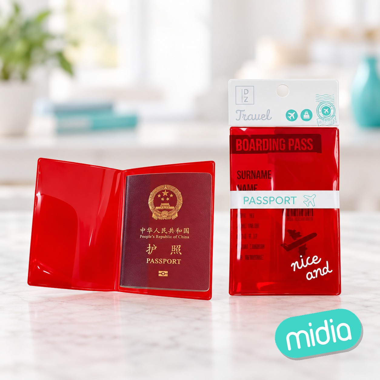 Fonda pasaporte rojo