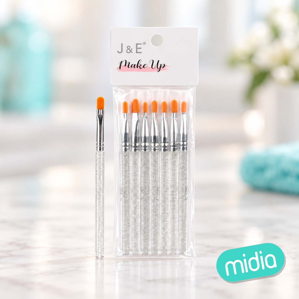 8pcs pinceles para arte de unas