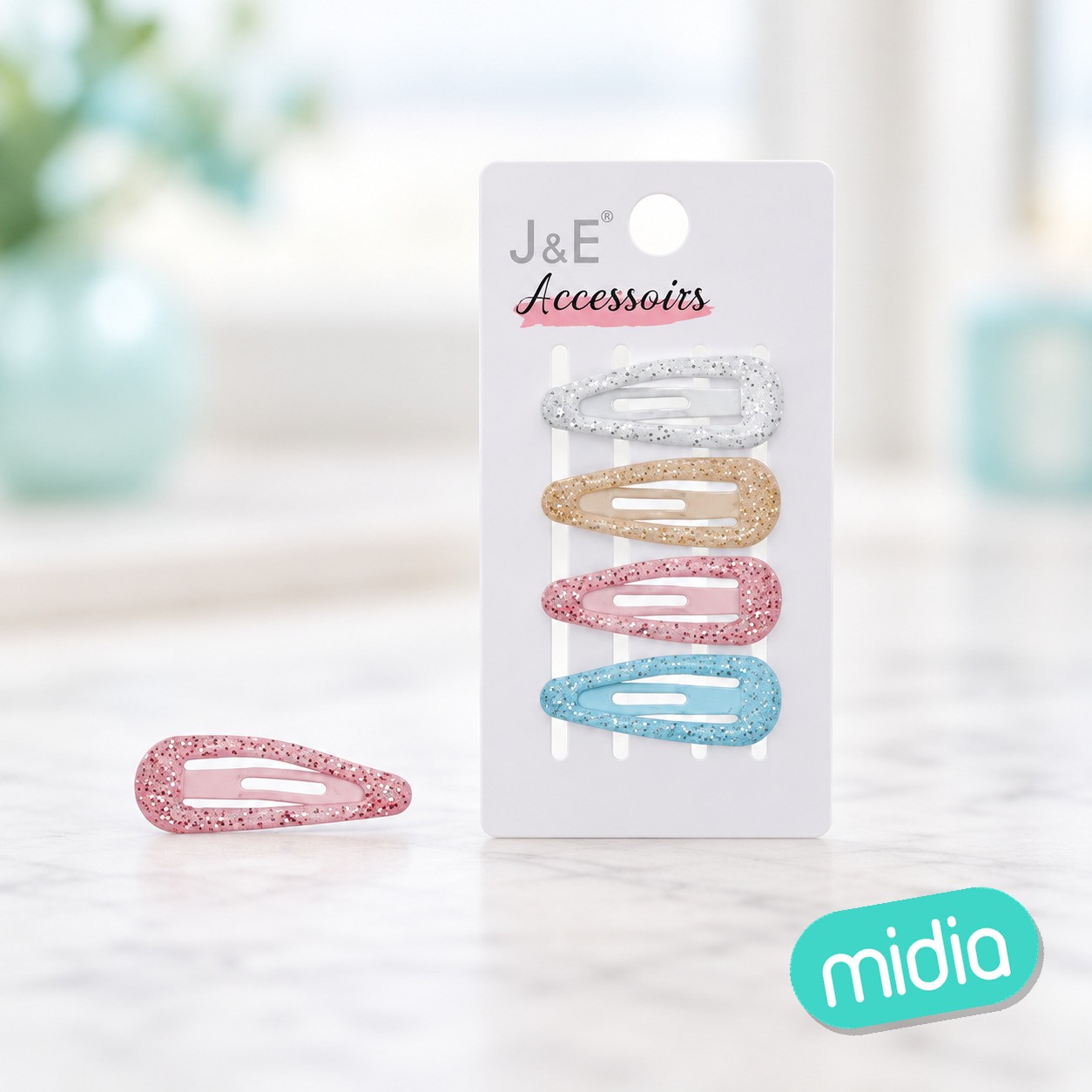 8pcs pinza de pelo