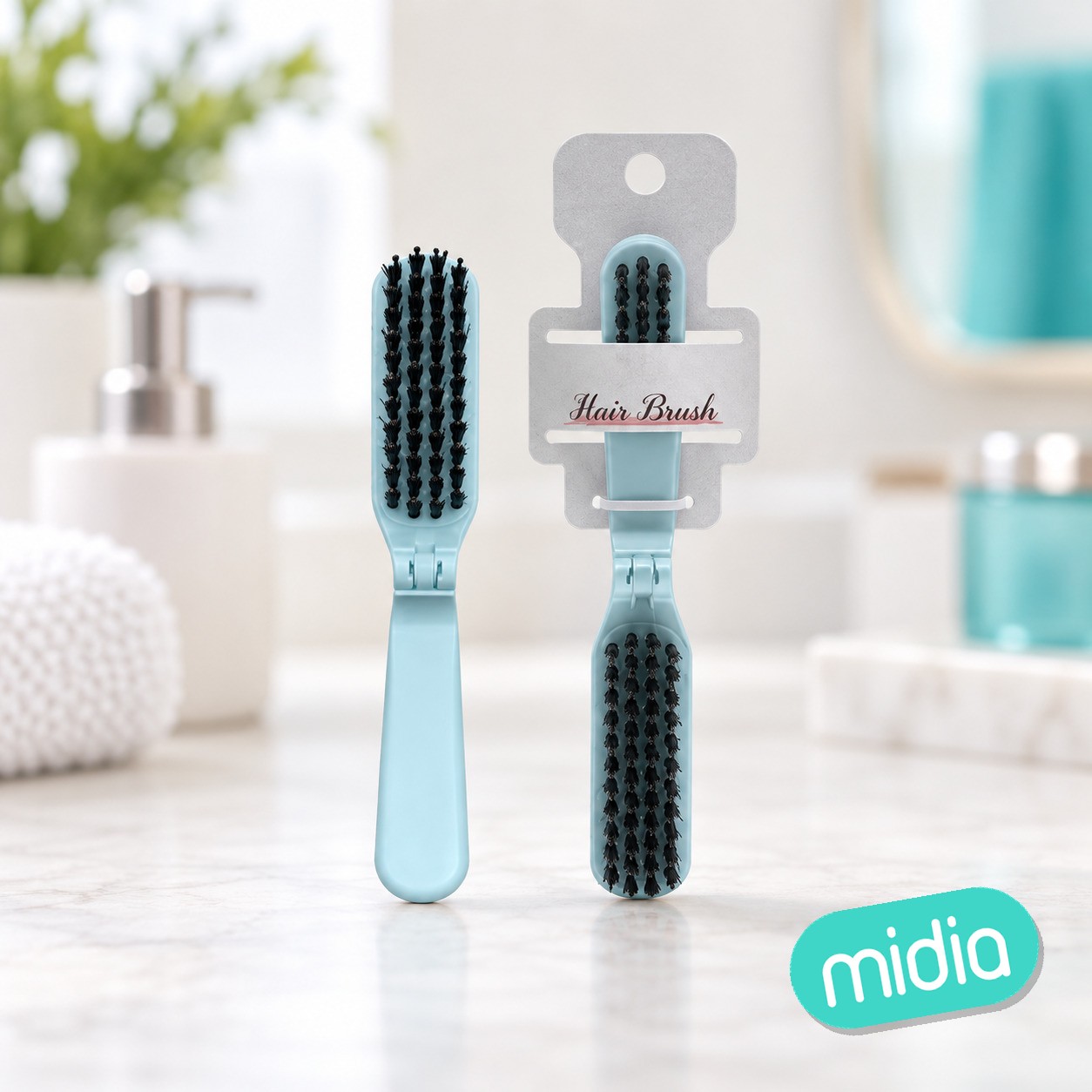 Peine plegable con cerdas dejabali