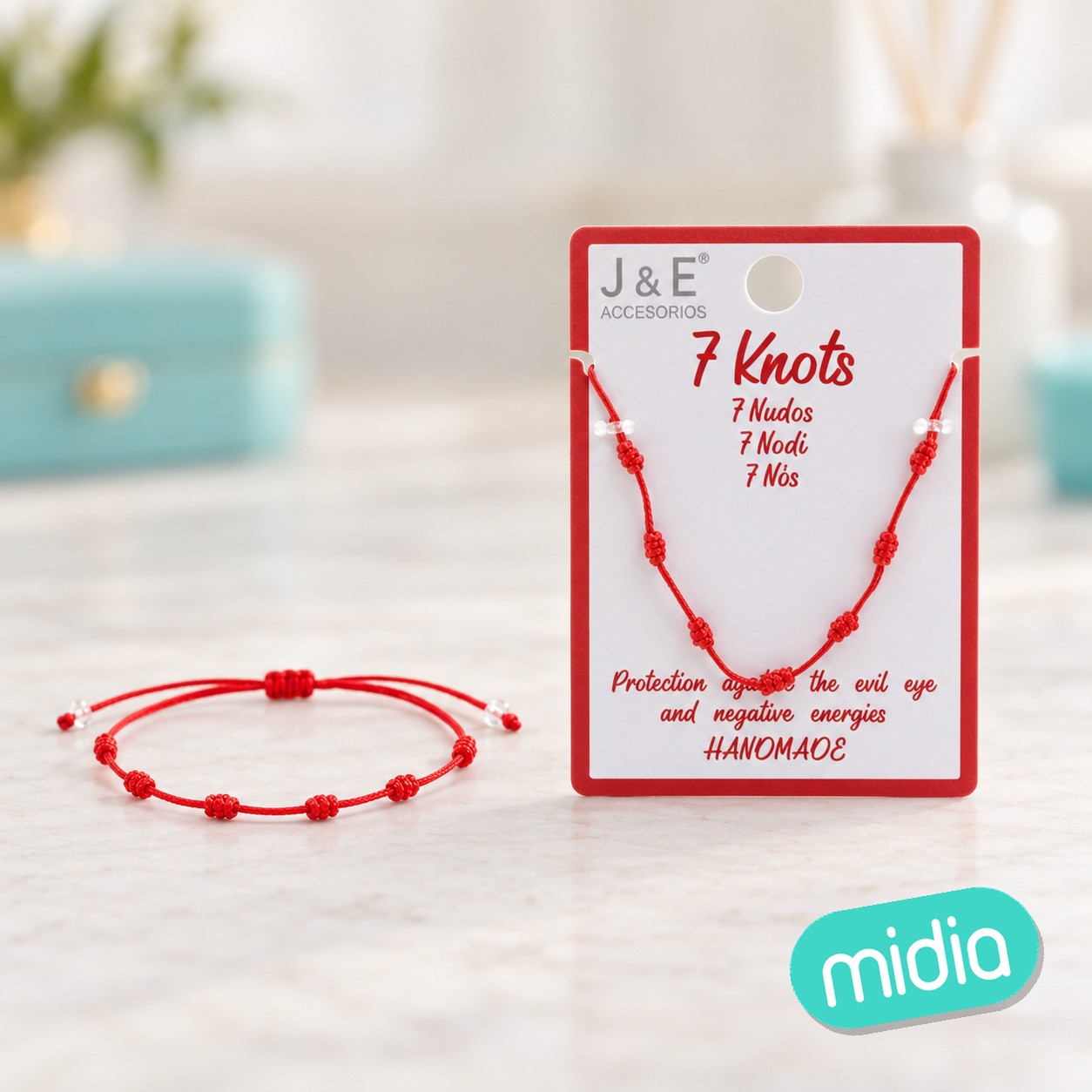 Pulsera 7 nudos fino