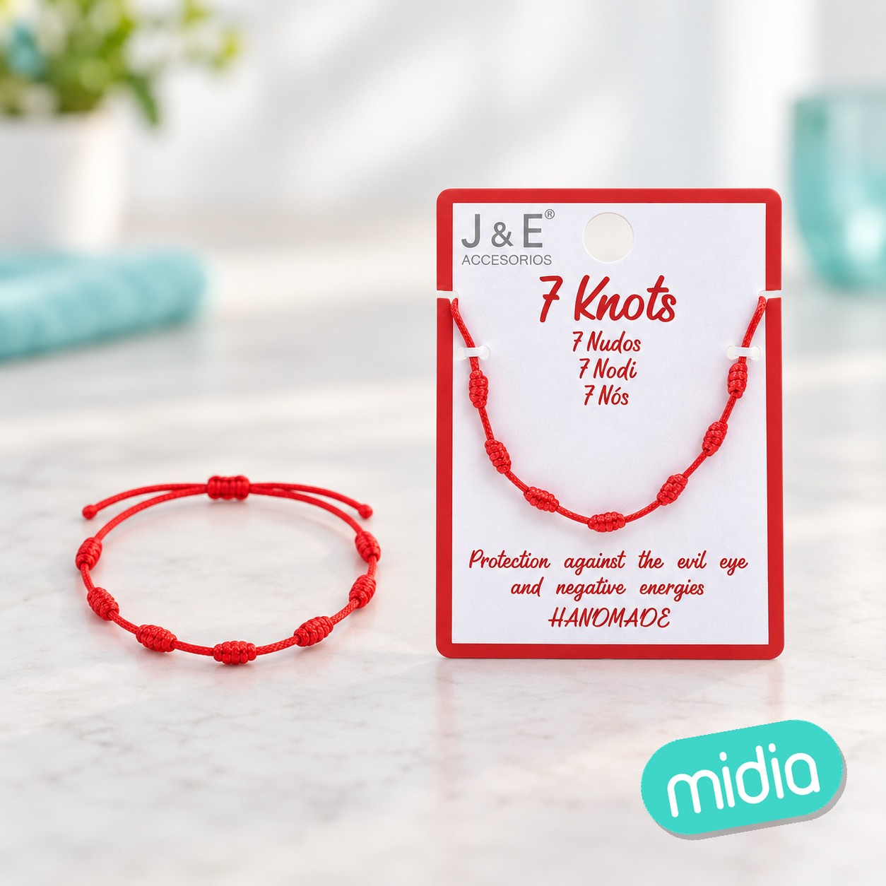 Pulsera 7 nudos fino