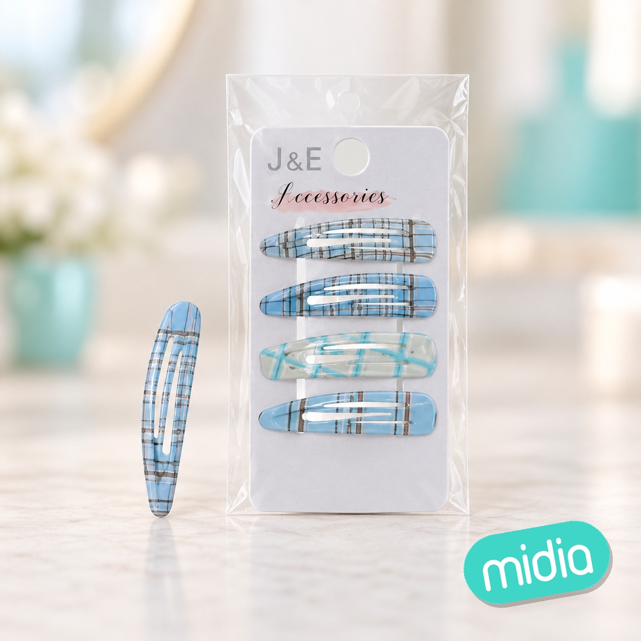4pcs pinza de pelo