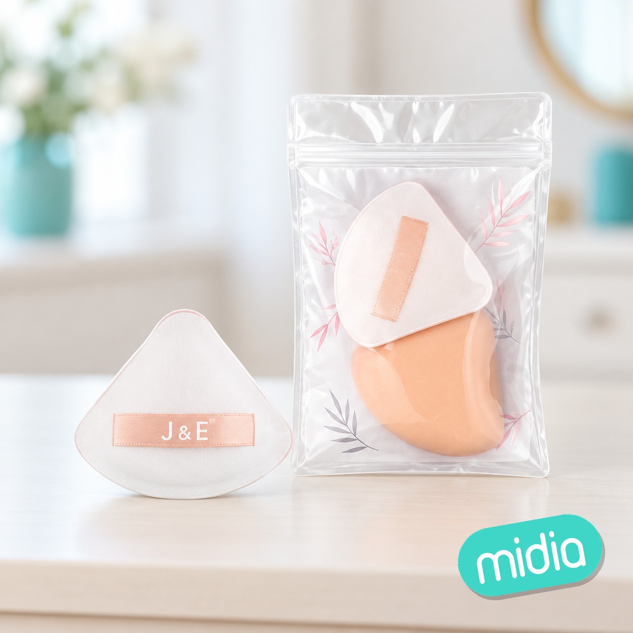 2pcs esponja de maquillaje