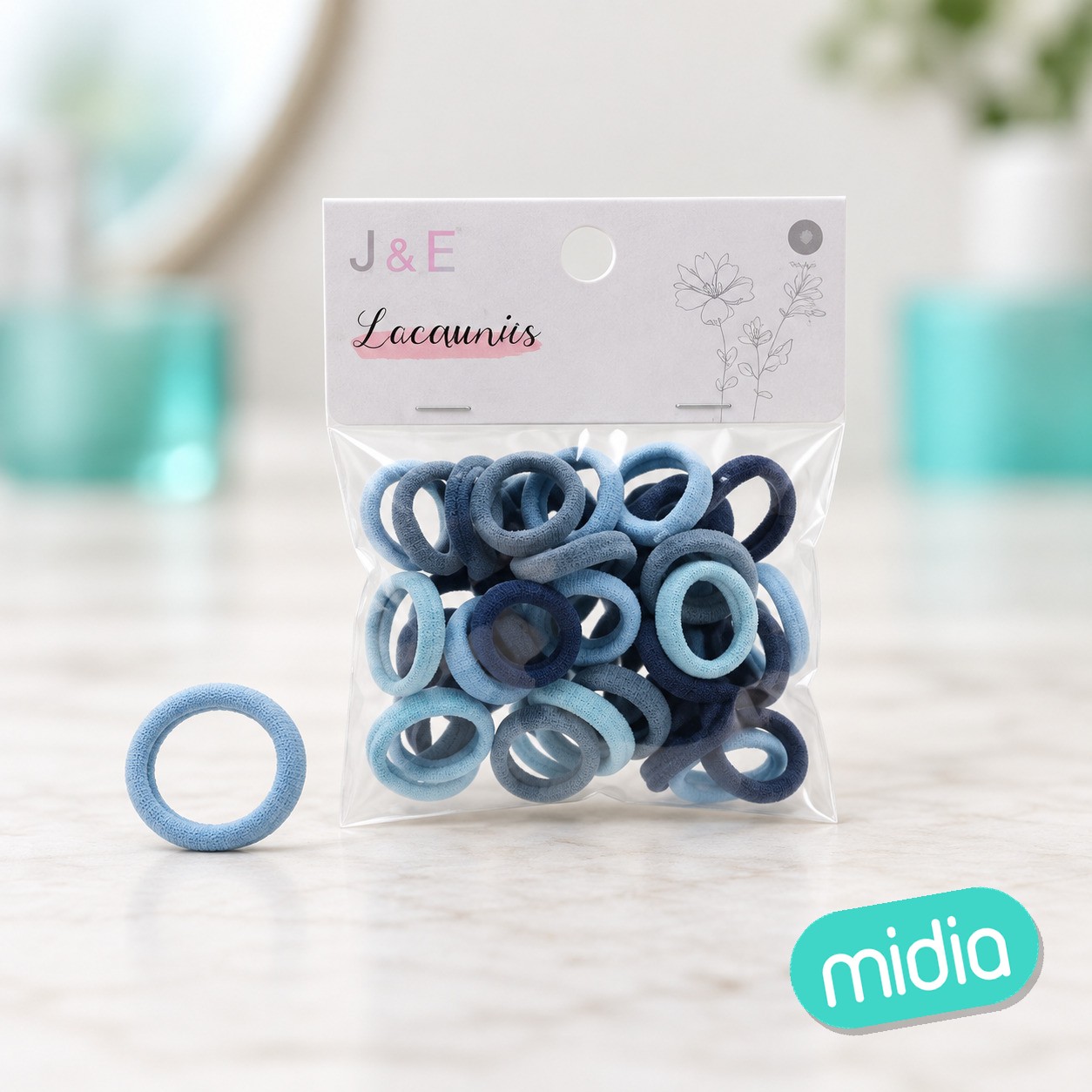 40pcs 4#coletero azul