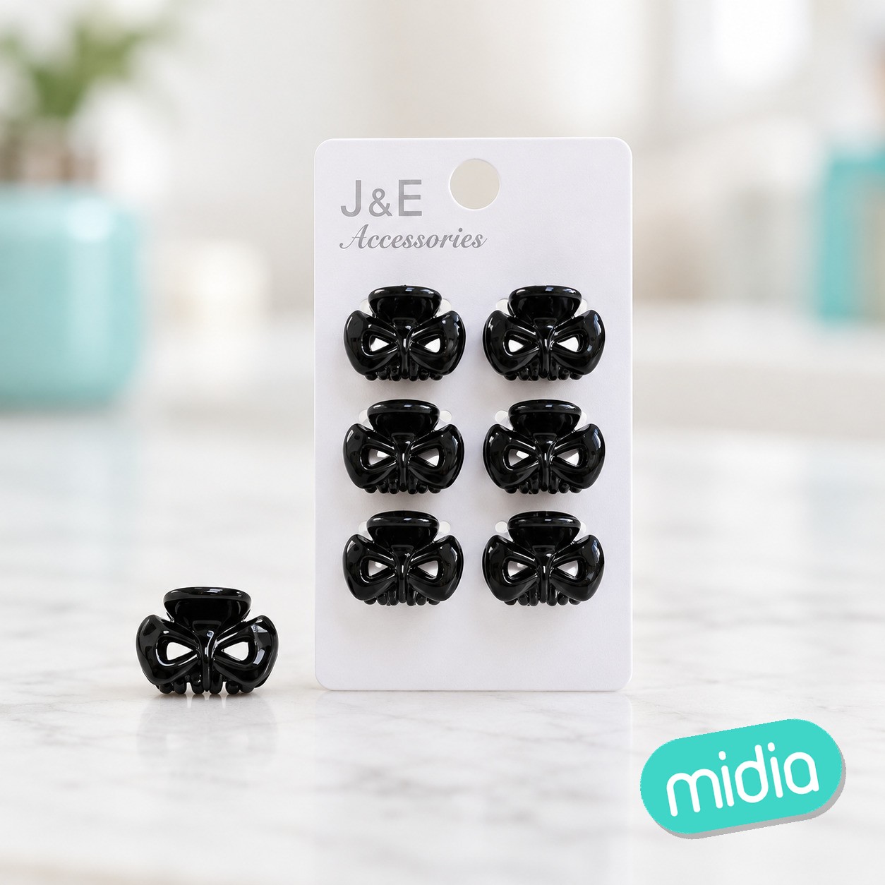 6pcs 2.5cm pinza de lazo