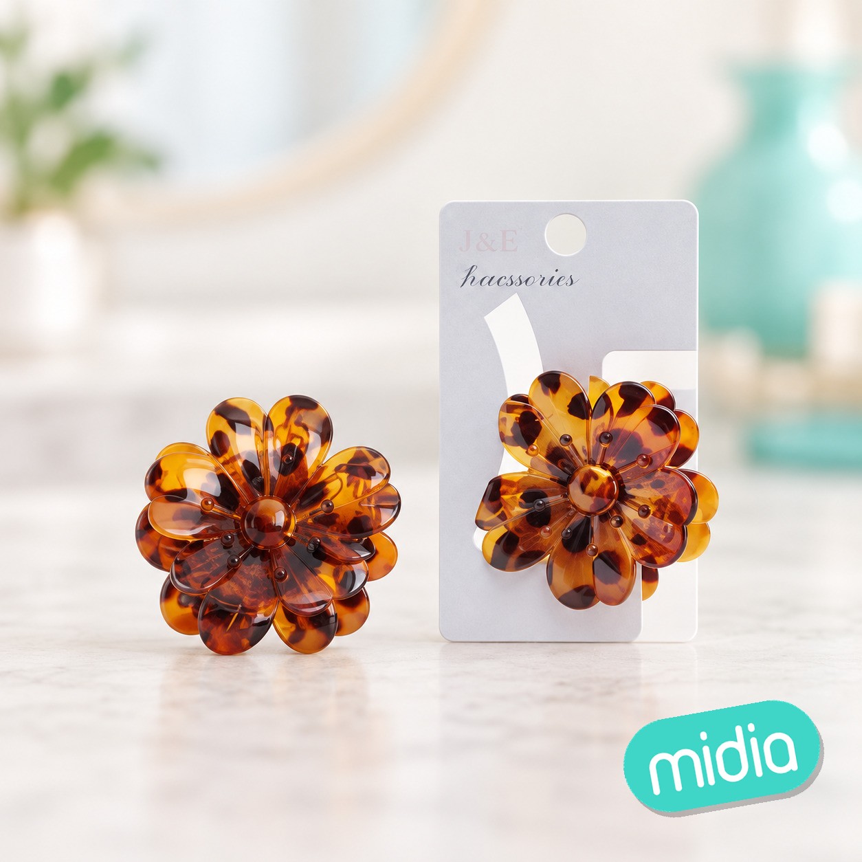 8cm pinza de flor
