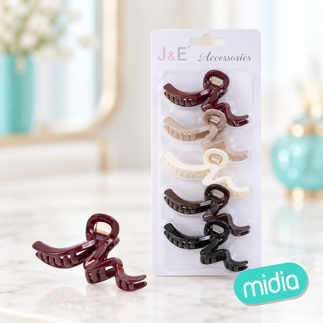 Pinza de pelo 13cm