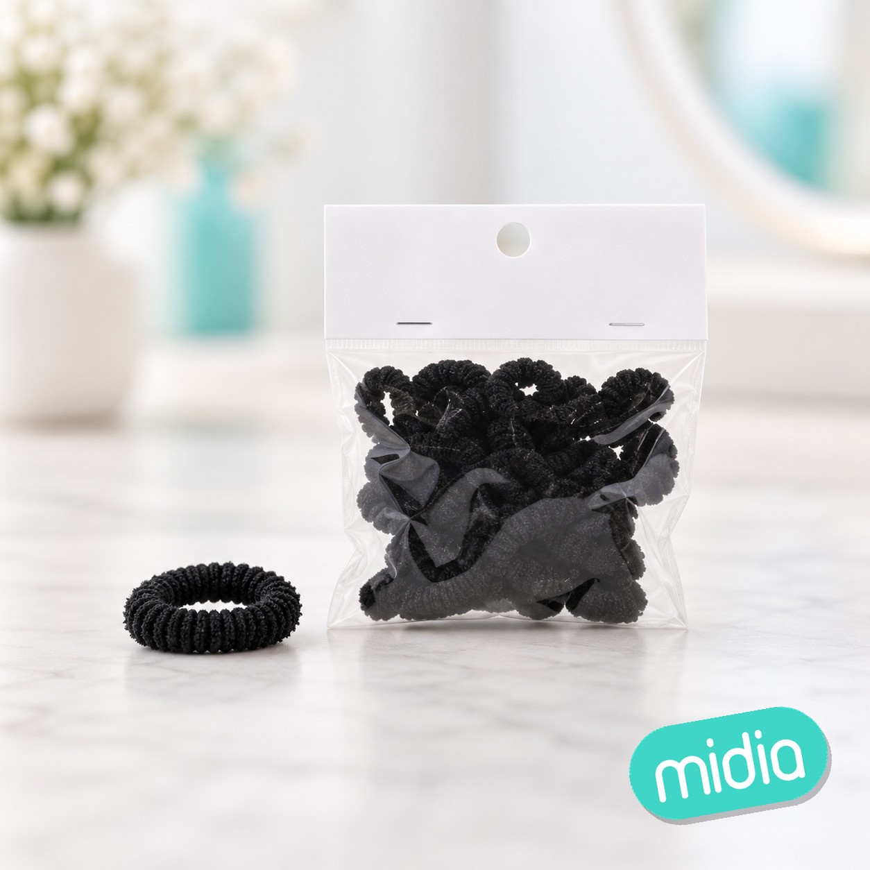±2cm coletero negro 40pcs