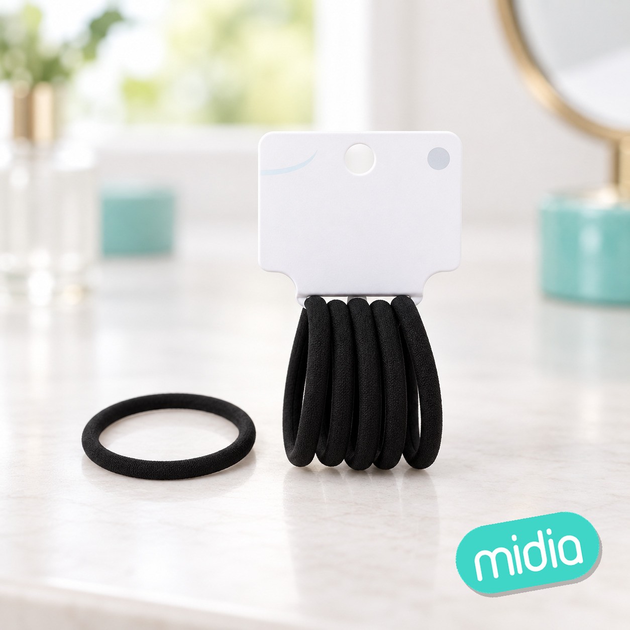 ±4.5cm coletero negro 6pcs