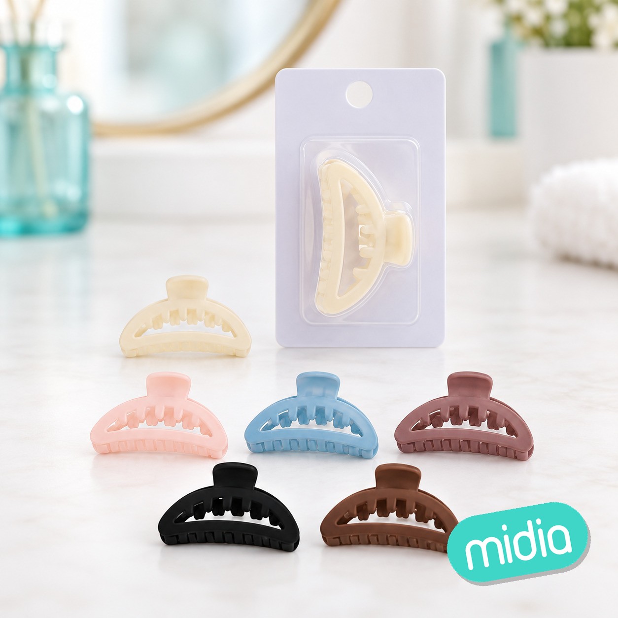Pinza de pelo 9cm